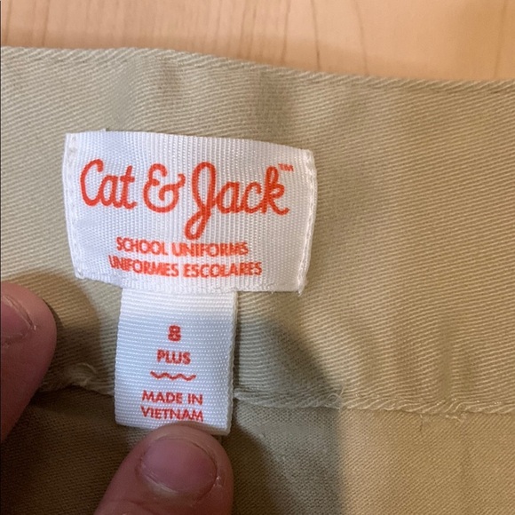 New cat and jack school uniforms Beige Pleated Skirt - Picture 5 of 9